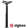Image de Borne lumineuse LED Smart Home Zigbee 3.0 Alara Détecteur de mouvement crépusculaire (IR) IP44 carré 665mm RGBW+ 10W 450lm 230V Anthracite Métal