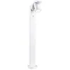 Image de Borne lumineuse LED Cuff Détecteur de mouvement crépusculaire (IR) IP44 782mm 3000K 10W 700lm 230V 70° Blanc Aluminium