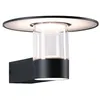 Image de Applique d'extérieur LED Sienna Détecteur de mouvement crépusculaire (HF) résistant à l'eau de mer IP44 212mm 3000K 9W / 3W 500lm 230V Anthracite Aluminium