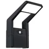 Image de Applique d'extérieur LED Juntea Détecteur de mouvement crépusculaire (IR) IP44 140x217mm 3000K 11W 900lm 230V Anthracite Aluminium