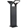 Image de Borne lumineuse LED Juntea Capteur crépusculaire IP44 585mm 3000K 2x12,5W 2x800lm 230V Anthracite Aluminium