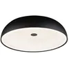 Image de Plafonnier LED 3-Step-Dim Jaron 2700K 1900lm 230V 26,5W gradable Noir mat