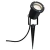 Image de Projecteur de jardin LED IP65 rond 92mm 3000K 3,5W 230lm 230V 38° Noir Aluminium