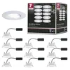 Image de Spot encastré LED Calla Kit de base orientable IP65 rond 90mm 30° 10x6W 10x530lm 230V 4000K Blanc dépoli