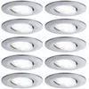 Image de Paulmann, Spot encastrable, Lampe encastrée Calla Set (Matières plastiques)