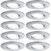 Image de Paulmann, Spot encastrable, Lampe encastrée Calla Set (Matières plastiques)