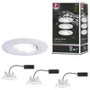 Image de Spot encastré LED Calla Kit de base orientable IP65 rond 90mm 30° 3x6W 3x530lm 230V 4000K Blanc dépoli