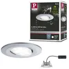 Image de Spot encastré LED Calla orientable IP65 rond 90mm 30° 6W 530lm 230V 4000K Chrome mat
