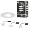 Image de Spot encastré LED Calla Kit de base orientable IP65 rond 90mm 30° 3x5,2W 3x460lm 230V gradable 4000K Blanc dépoli