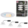 Image de Spot encastré LED Calla Kit de base orientable IP65 rond 90mm 30° 3x5W 3x400lm 230V White Switch Blanc dépoli
