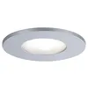 Image de Spot encastré LED Calla fixe IP65 rond 85mm 5W 400lm 230V 4000K Chrome mat