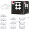 Image de Spot encastré LED 3-Step-Dim Kit de 10 orientable rond 82mm 70° 10x4,8W 10x450lm 230V gradable 3000K Blanc