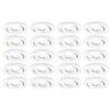 Image de Spot encastré LED Kit de 20 orientable rond 82mm 70° 20x4,8W 20x450lm 230V 3000K Blanc
