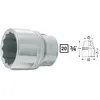 Image de Hazet, Clé à douille + douilles, Douille   12 pans 1000AZ-1.1/2   Carré creux 20 mm (3/4 pouce)   Profil à 12 pans extérieurs   (1 1/2")