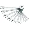 Image de HAZET, Clé à molette, Jeu de clés à fourche double 450N/10   Profil à 6 pans extérieurs   6 x 7 - 27 x 32   Nombre  
