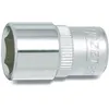 Image de Hazet 850-10 Douille carré creux 6,3 mm/profil traction à 6 pans extérieurs Taille 10 longueur 25 mm
