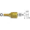 Image de Douille-embout 6 pans intérieurs 6 mm Longueur: 28 mm Hazet 8501-6 Propulseur: 1/4 (6.3 mm) 1.00 pc(s)