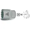 Image de HAZET, Clé à douille + douilles, Douille   12 pans 880Z-21   Carré creux 10 mm (3/8 pouce)   Profil Traction à 12 pans extérie  (21 mm)
