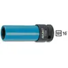 Image de Douille à choc 6 pans extérieurs 17 mm Longueur: 85 mm Hazet 903SLG-17 Propulseur (tournevis): 1/2 (12.5 mm)