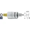 Image de HAZET, Clé à douille + douilles, Douille mâle   TORX 992-T45   Carré creux 12,5 mm (1/2 pouce)   Profil TORX intérieur   T45  (1/2")