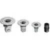 Image de Hazet, Clé à douille + douilles, Jeu d'adaptateurs 606/4SPC   Nombre d'outils : 4 (10 mm, 13 mm, 19 mm)