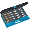 Image de HAZET, Clé à douille + douilles, Jeu de douilles mâles 986/13   Carré creux 12,5 mm (1/2 pouce)   Profil à 6 pans intérieurs    (10 mm)