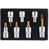 Image de Hazet, Clé à douille + douilles, Jeu de douilles mâles   XZN 163-243/7   Carré creux 12,5 mm (1/2 pouce)   Profil denture mult 