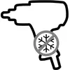 Image de HAZET, Outils pneumatiques : accessoires, Tronçonneuse 9033-10