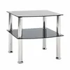 Image de Table d'Appoint en Verre Gaïa 45cm Noir