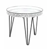 Image de Table Basse Déco "Holy" 65cm Noir & Blanc