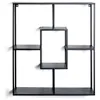 Image de Étagère Murale Design "Tybia" 70cm Noir