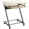 Image de HAKU Möbel, Bureau, Table d'ordinateur sur roulettes (60 x 49 x 75 cm)