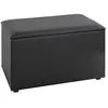 Image de Coffre de Rangement Design "Soldi" 65cm Noir