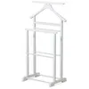 Image de Valet de nuit double en bois massif FUNNY blanc