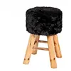 Image de Tabouret rond 45 cm noir