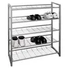 Image de Range-Chaussures 5 Niveaux Plase 106cm Argent