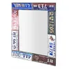 Image de Miroir Mural Vintage "Plaques" 81cm Multicolore