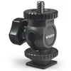 Image de ROTULE AVEC GRIFFE FLASH mâle et vis 1/4 Hauteur: 42mm - KAI6019
