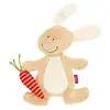 Image de Sigikid 40675, fille et garçon, doudou hochet lapin, écru/beige