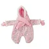 Image de Combinaison rose écharpe bébé 30-33cm