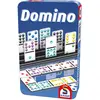 Image de Schmidt Spiele Domino (boîte métallique) (Allemand, Anglais, Français, Italien, 1 - 4 Joueur)