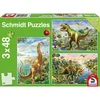 Image de Puzzle 3x48 pièces - Dinosaures