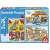 Image de Schmidt Spiele Pompiers et police 3x (72 pièces)