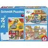 Image de Puzzle 3x24 pièces - Pompiers et Police