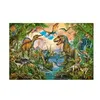 Image de Puzzle Schmidt - Dinosaures sauvages, 150 pièces, contient un tatouage