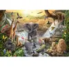 Image de Puzzle 60 pièces : Animaux en Afrique Schmidt