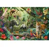 Image de Puzzle 100 pièces : Faune colorée dans la jungle Schmidt