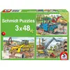 Image de Schmidt Spiele Mes véhicules de chantier préférés 3x48 pièces (48 pièces)