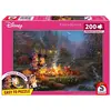 Image de Schmidt Spiele Disney Mickey and Minnie Sweatheart Campfire 200 Teile (200 pièces)