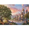 Image de Puzzle 3000 pièces : Thomas Kinkade : Le monde magique de Belle, Disney Schmidt